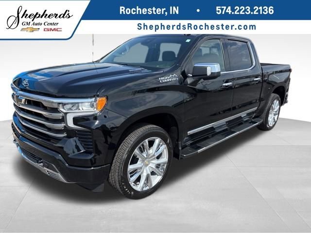 Black 2023 Chevrolet Silverado 1500 High Country Crew Cab 4WD Pickup Truck Four-Wheel Drive
