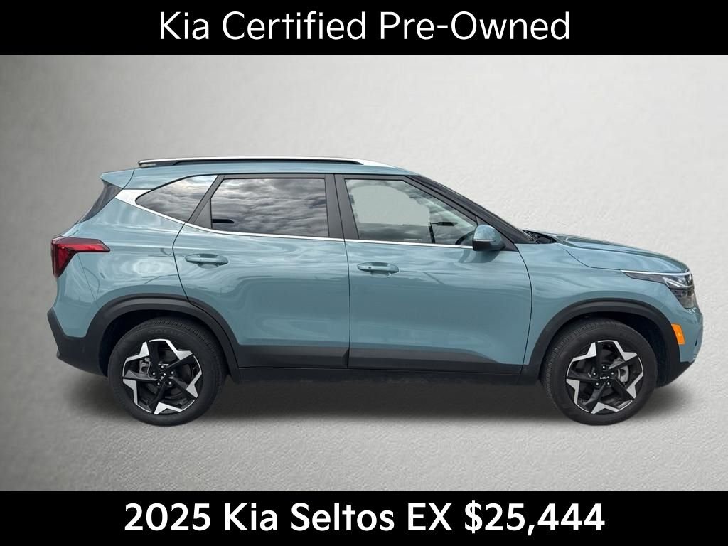 Certified Used 2025 Blue Kia EX image 2