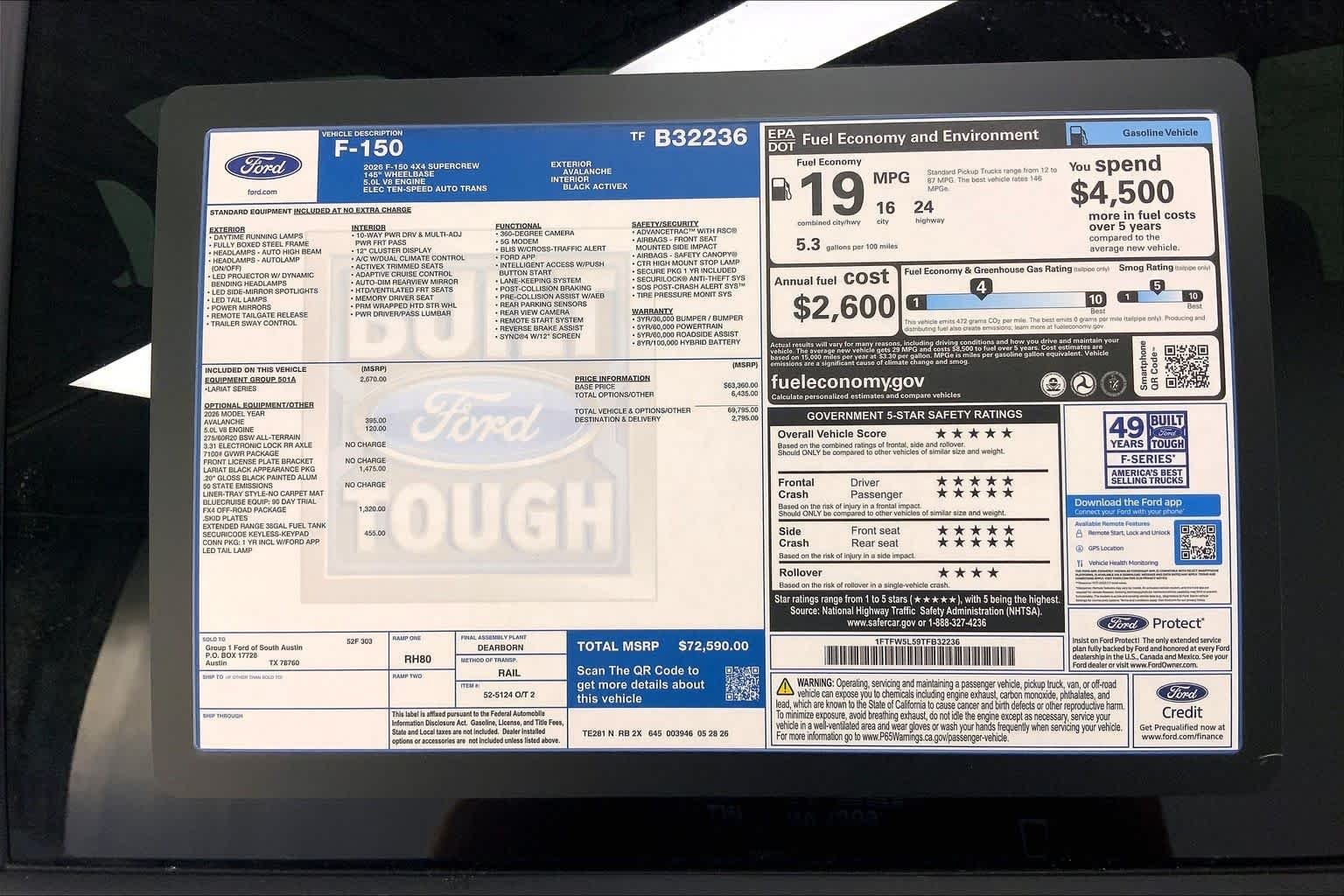 New 2026 Avalanche Ford Lariat® image 21