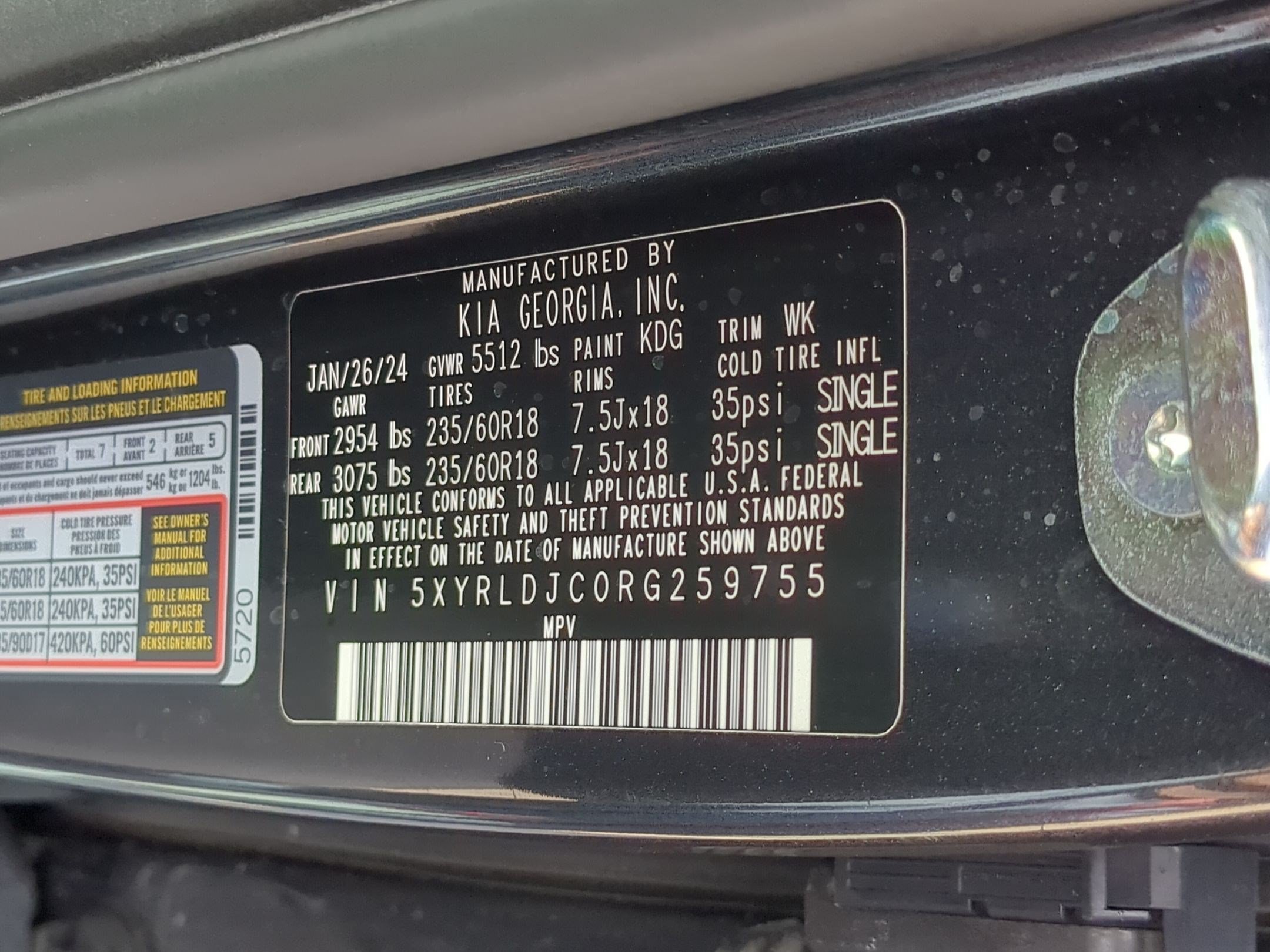 Used 2024 Gravity Grey Kia S image 34
