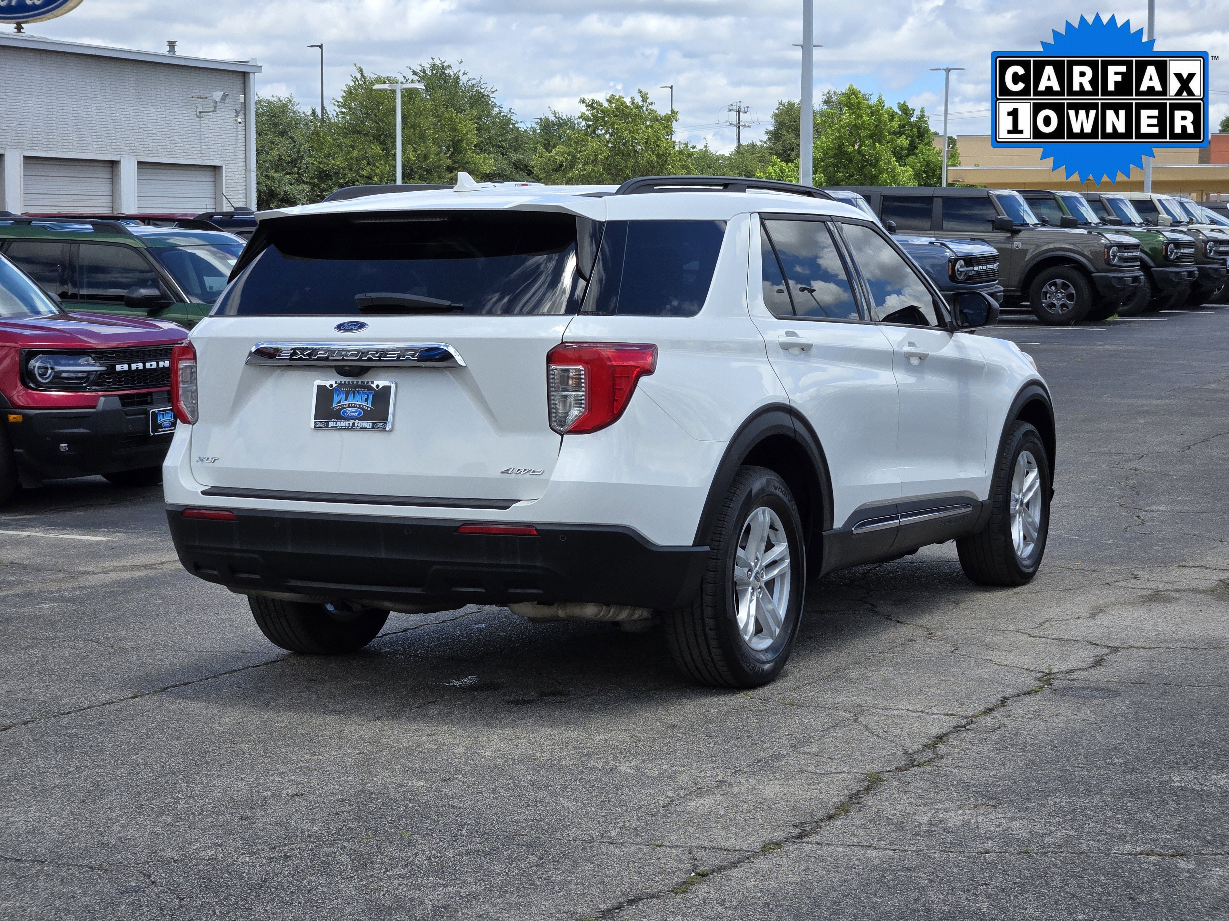 Used 2023 White Metallic Ford XLT image 7
