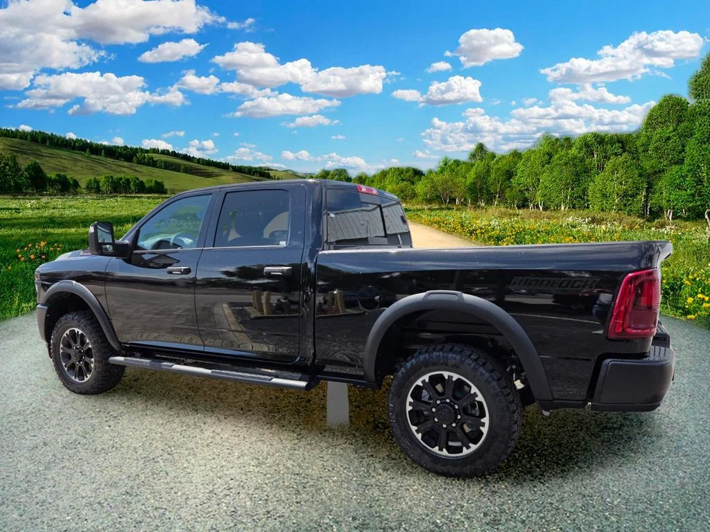 New 2026 Diamond Black Crystal Pearl-Coat Exterior Paint RAM Tradesman image 4