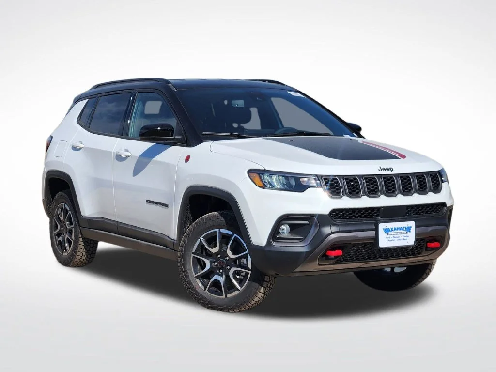 Bright White Clear-Coat Paint 2027 Jeep Compass SUV / Crossover Four-Wheel Drive 8-Speed Automatic