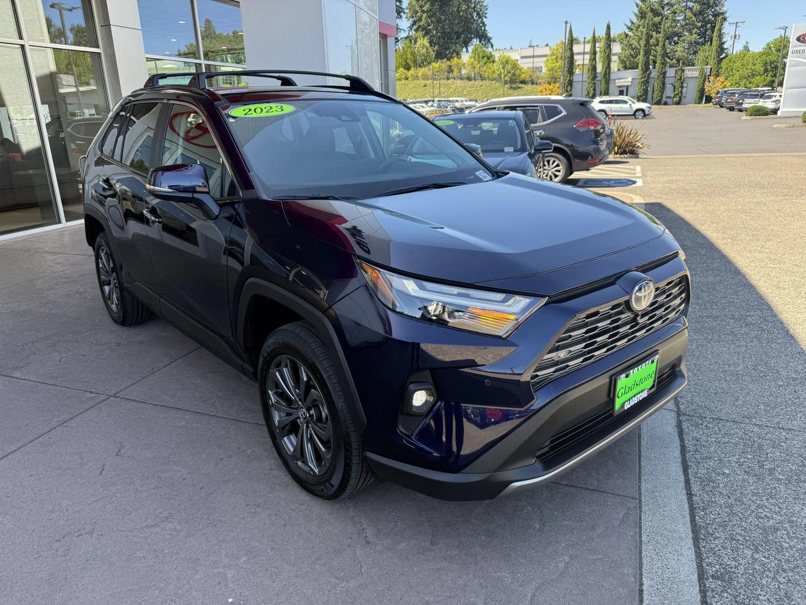 Used 2023 Midnight Black Metallic Toyota Hybrid Limited image 8