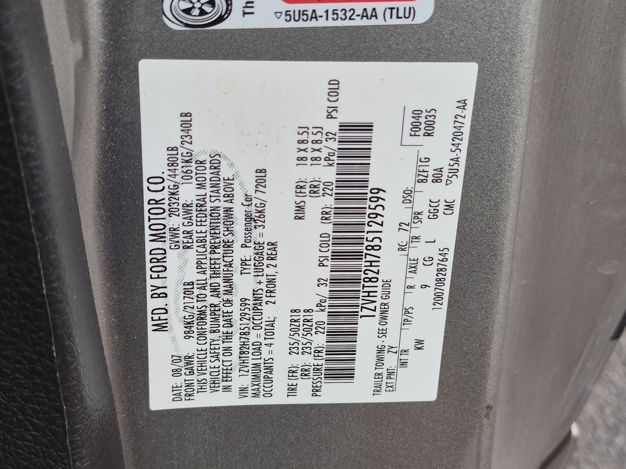 Used 2008 Alloy Clearcoat Metallic Ford GT Deluxe image 30