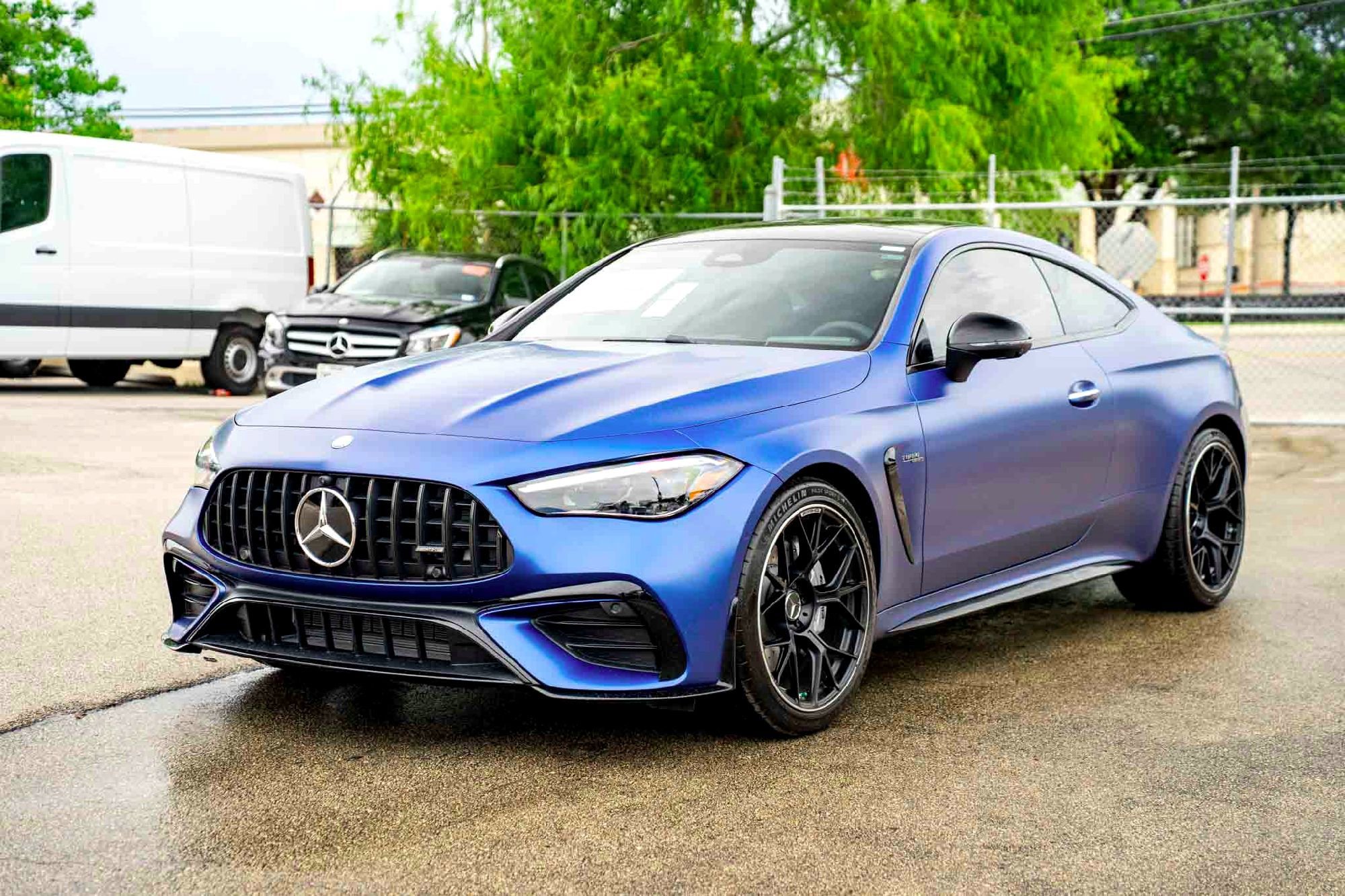 New 2026 MANUFAKTUR Starling Blue Magno Mercedes-Benz AMG® CLE 53 4MATIC+ Coupe image 6
