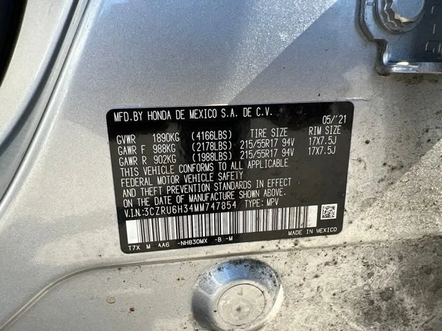 Used 2021 Lunar Silver Metallic Honda LX image 11