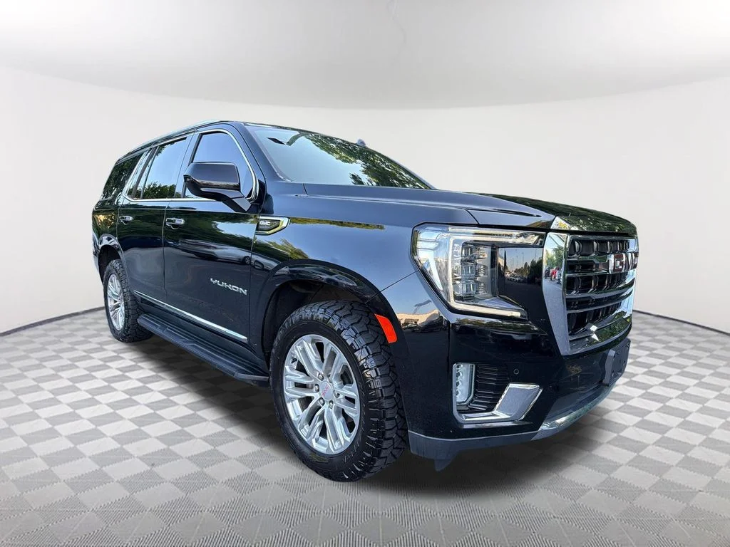 Used 2021 Black GMC SLT image 3