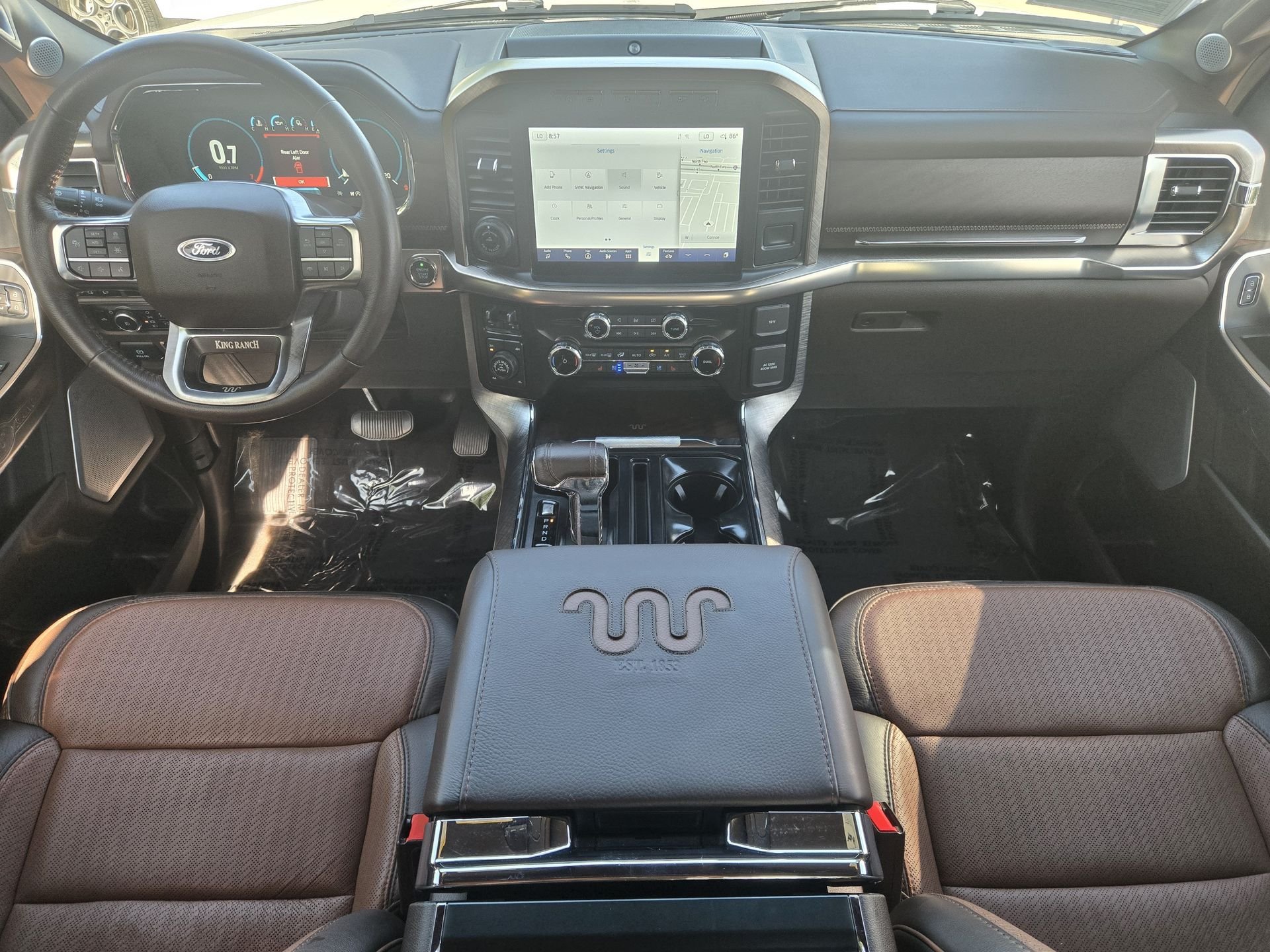 Used 2023 Star White Metallic Tri-Coat Ford King Ranch image 2