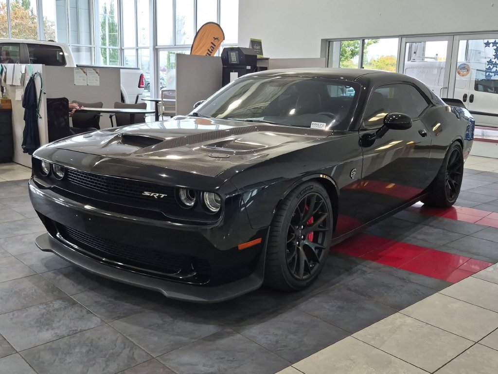 Used 2015 Black Dodge SRT Hellcat image 2