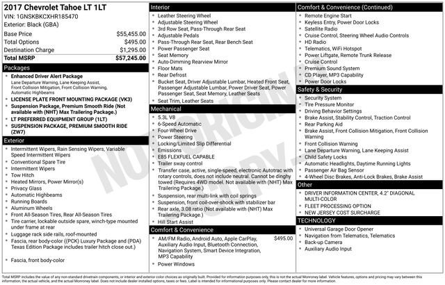 Used 2017 BLACK Chevrolet LT image 7