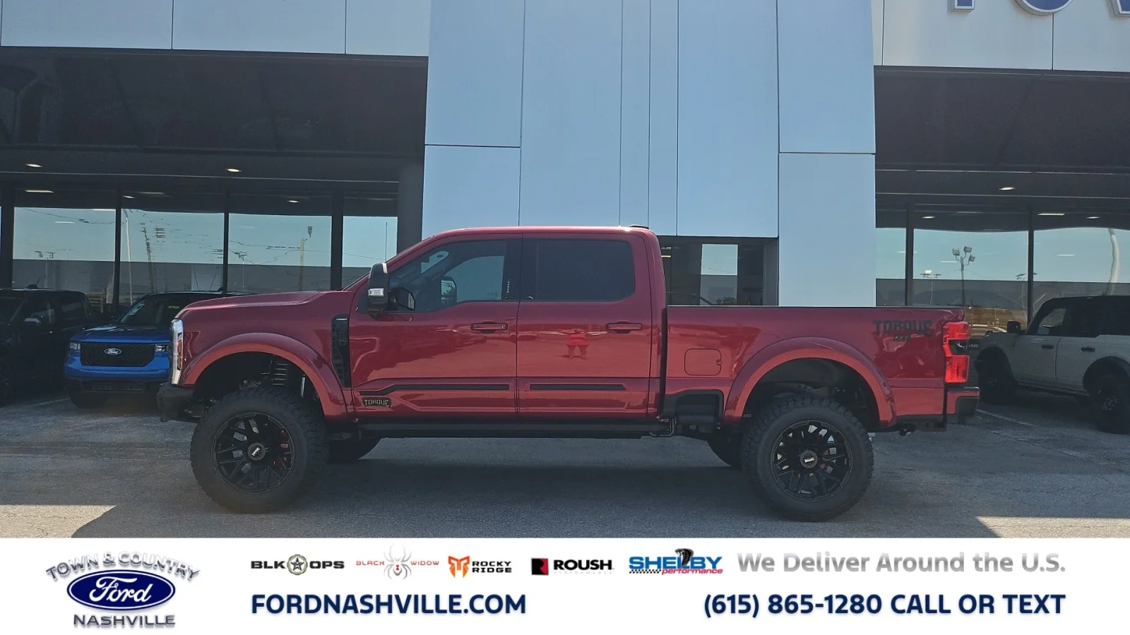 New 2026 Ruby Red Metallic Tinted Clearcoat Ford Shelby Torque 1200 4WD image 2