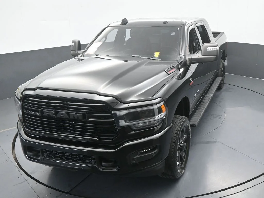 Used 2024 Diamond Black Crystal Pearlcoat Ram Laramie image 49