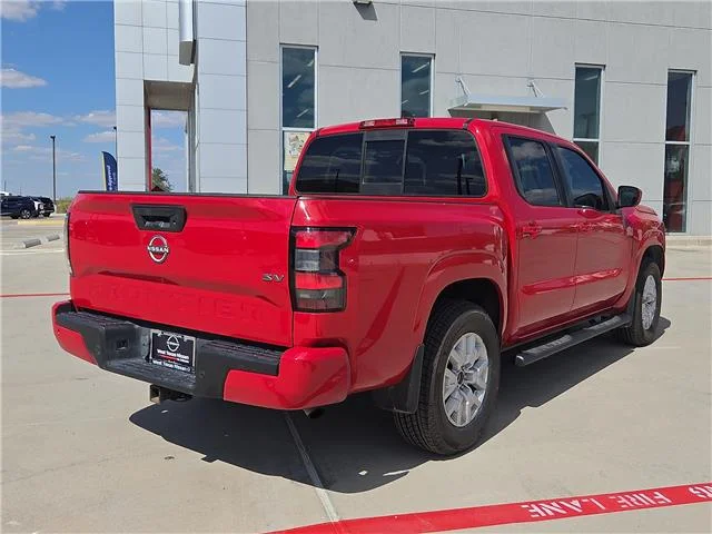 Used 2022 Red Alert Nissan SV (A9) 4x2 Crew Cab 5 ft. box 126 in. WB image 3