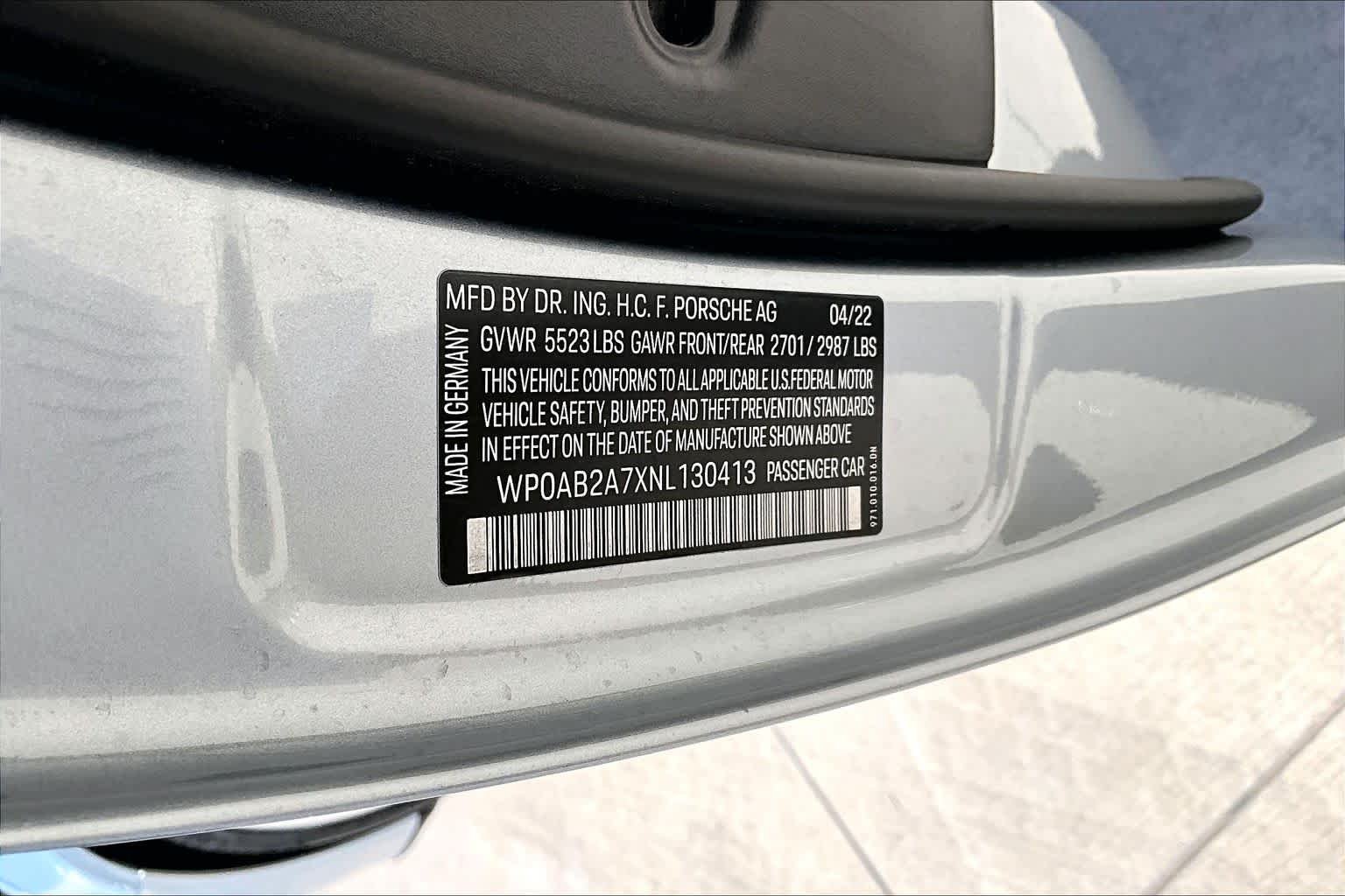 Certified Used 2022 Dolomite Silver Metallic Porsche 4S image 26