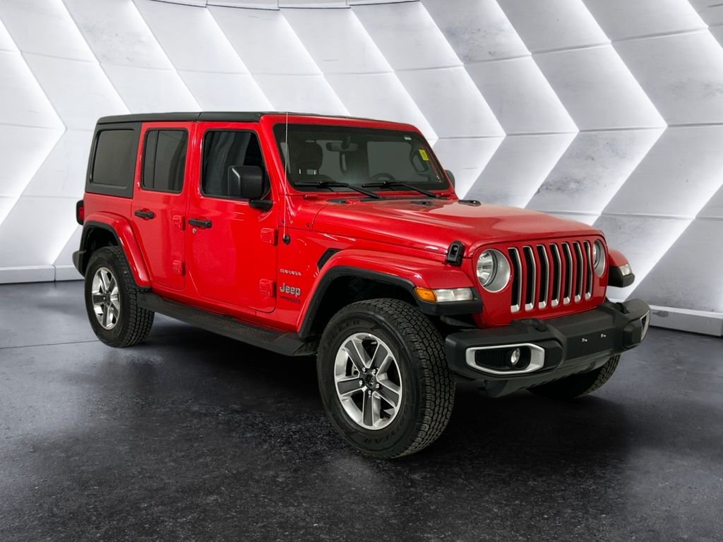 Red 2022 Jeep Wrangler Unlimited Sahara 4WD SUV / Crossover Four-Wheel Drive