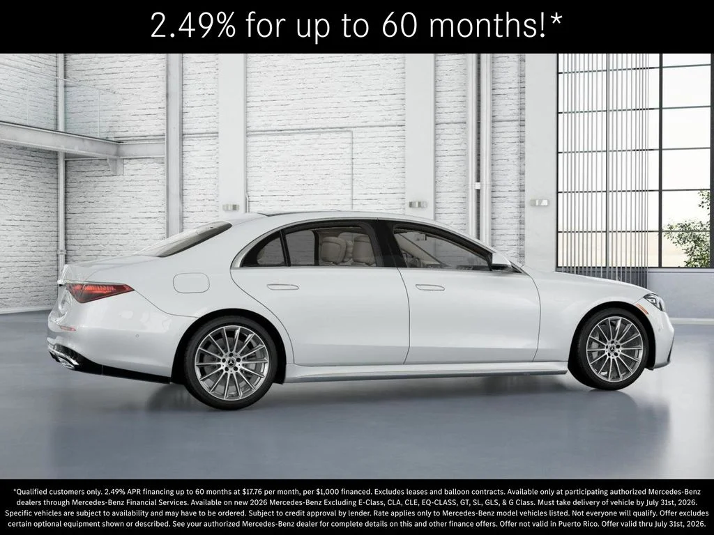 New 2026 MANUFAKTUR Moonlight White Metallic Mercedes-Benz S 500 image 18