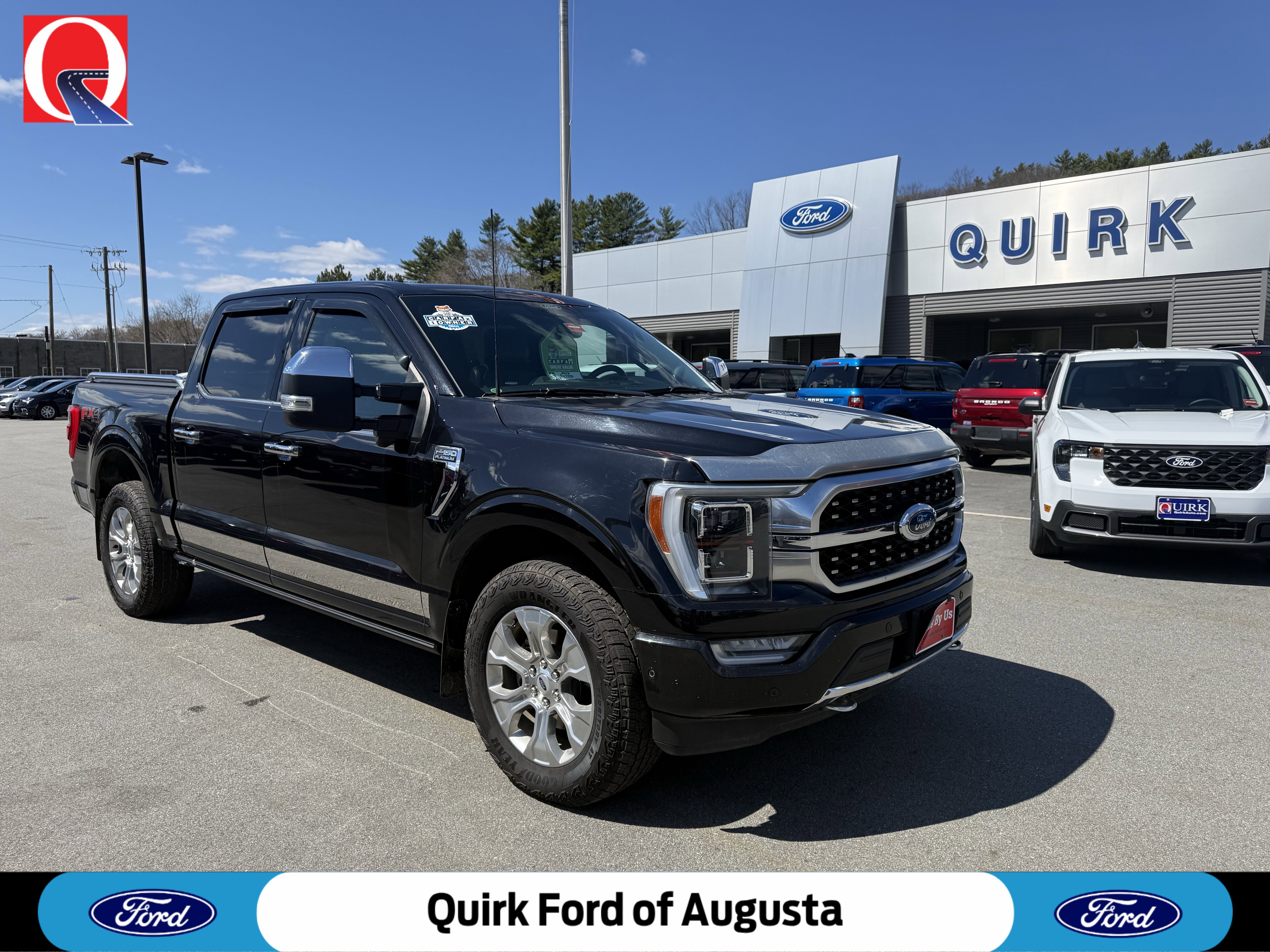 Used 2022 Agate Black Metal Ford Platinum image 1