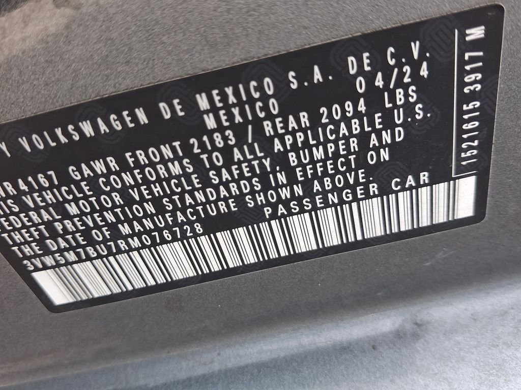 Certified Used 2024 Gray Volkswagen 1.5T S image 28