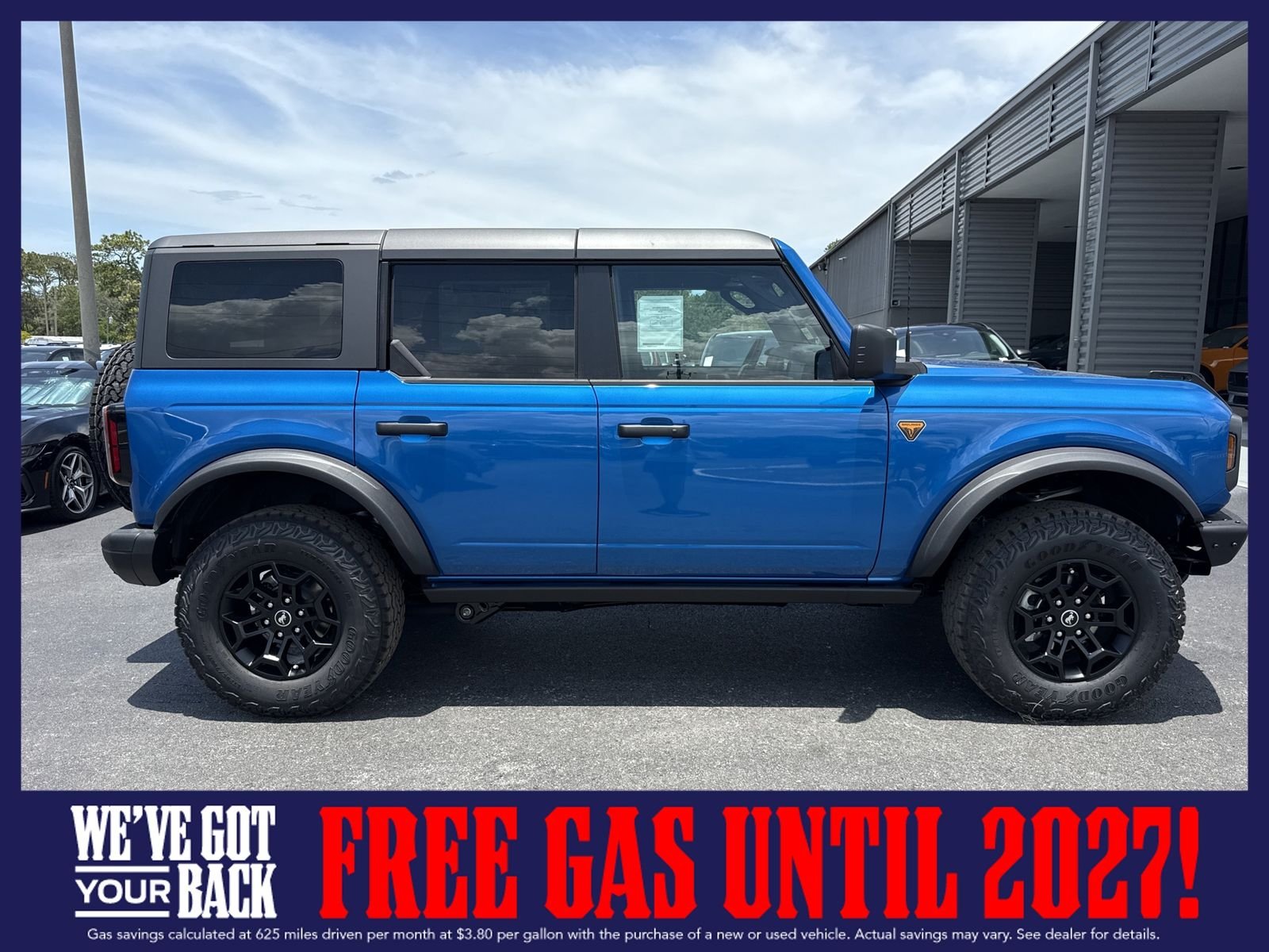 New 2026 Velocity Blue Metallic Ford Badlands image 3