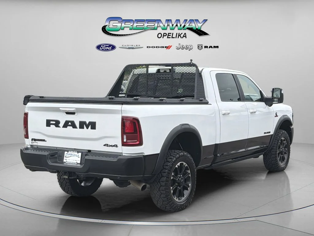 Used 2025 Bright White Clearcoat Ram Rebel image 8