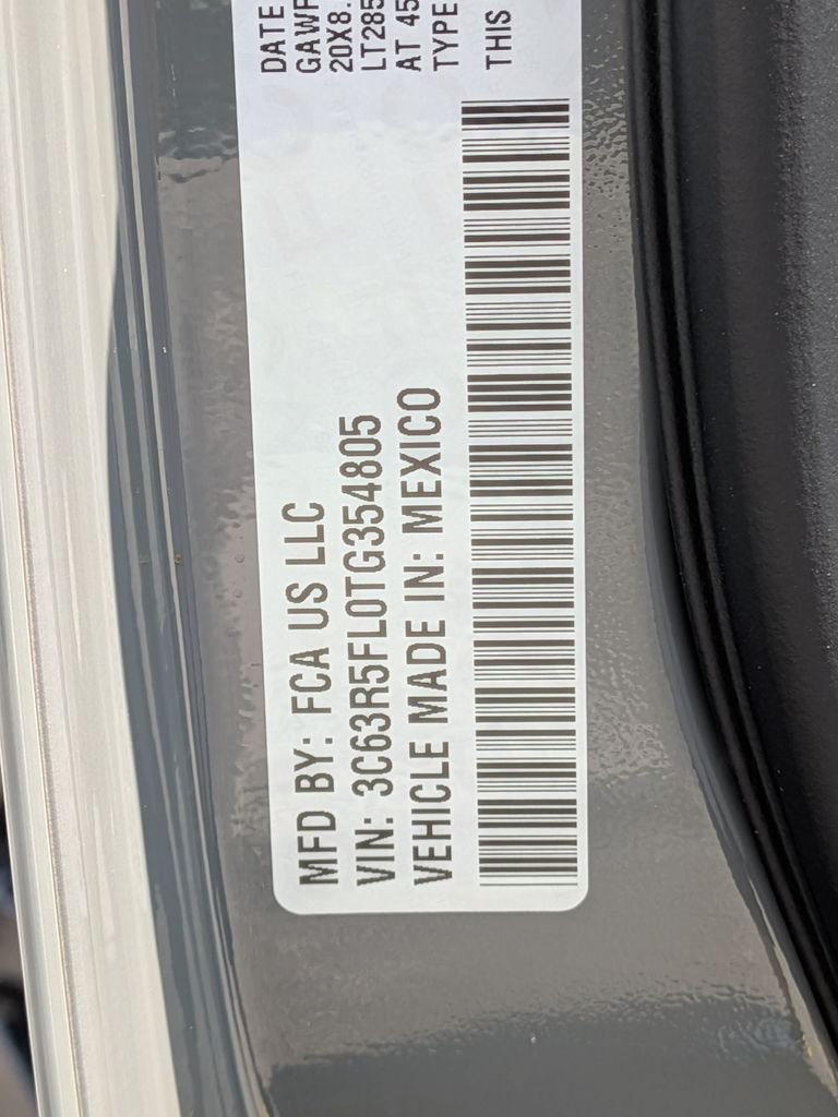 New 2026 Ceramic Gray Clear-Coat Exterior Paint RAM Laramie image 26