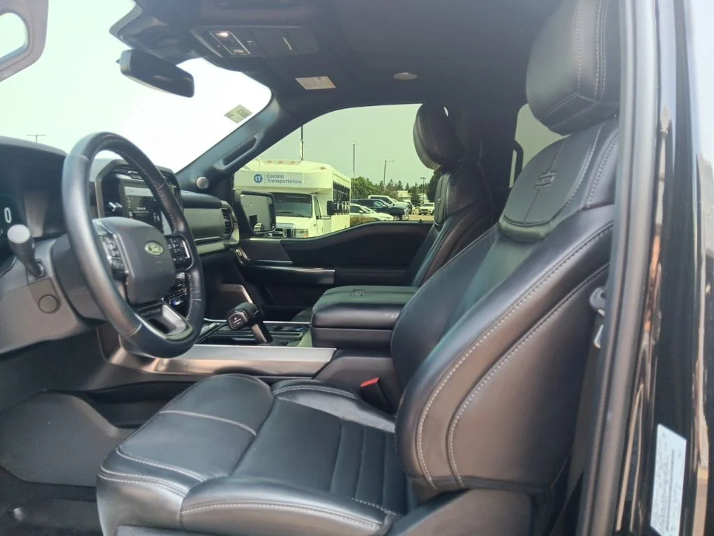 Used 2023 Black Metallic Ford Platinum image 12