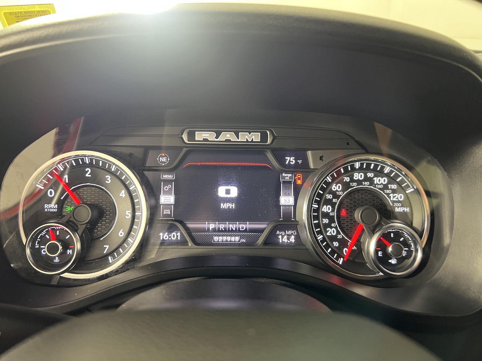Used 2022 Flame Red Clearcoat Ram Big Horn image 12