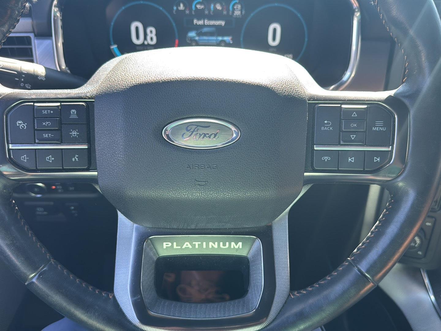 Used 2021 Star White Metallic Tri-Coat Ford Platinum image 10