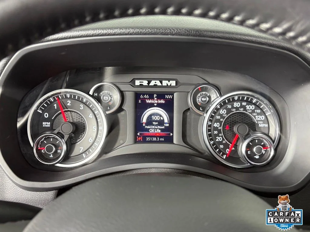 Used 2024 Billet Silver Metallic Clearcoat Ram Big Horn image 19