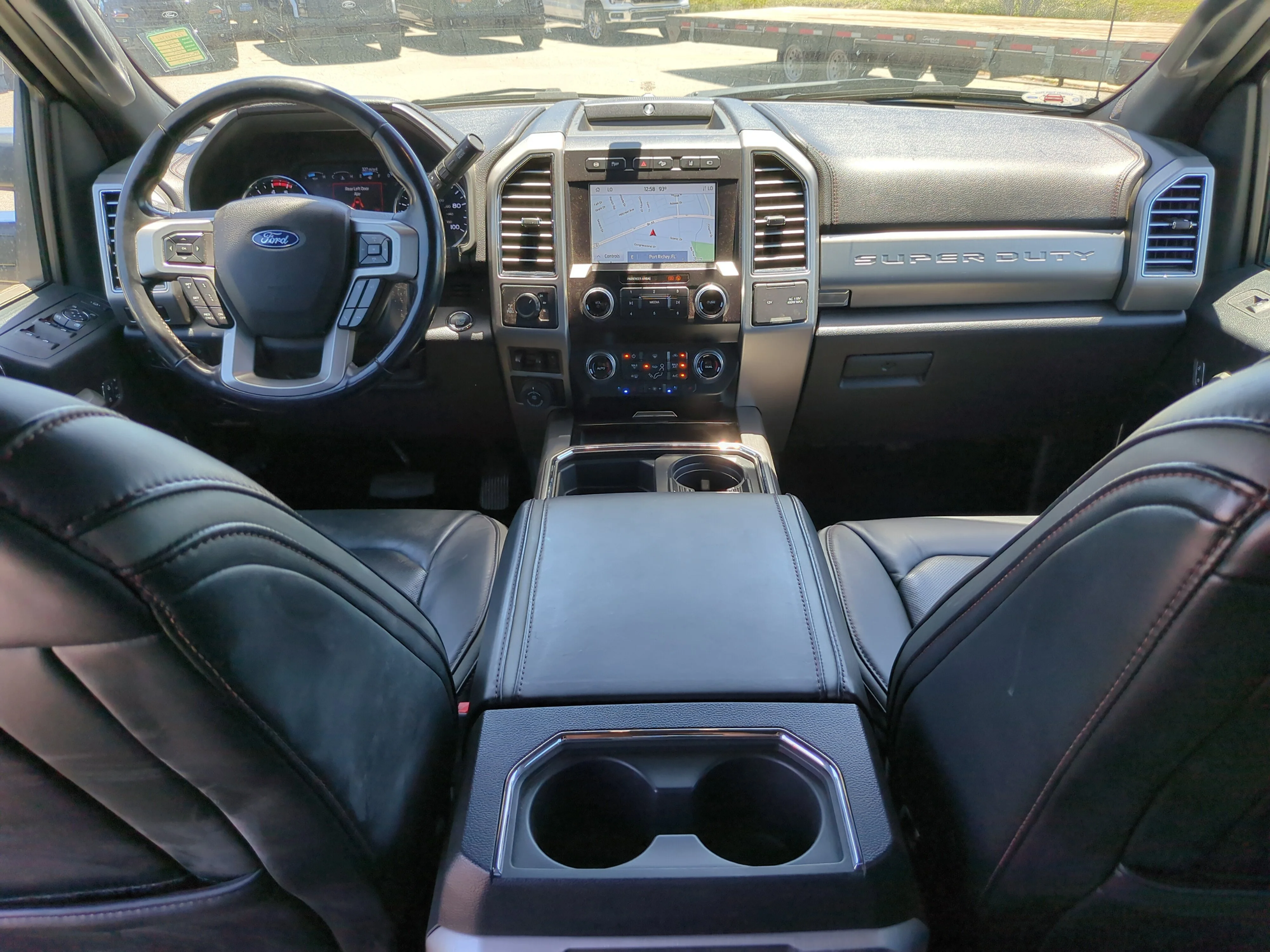 Used 2021 Agate Black Metallic Ford Platinum image 8