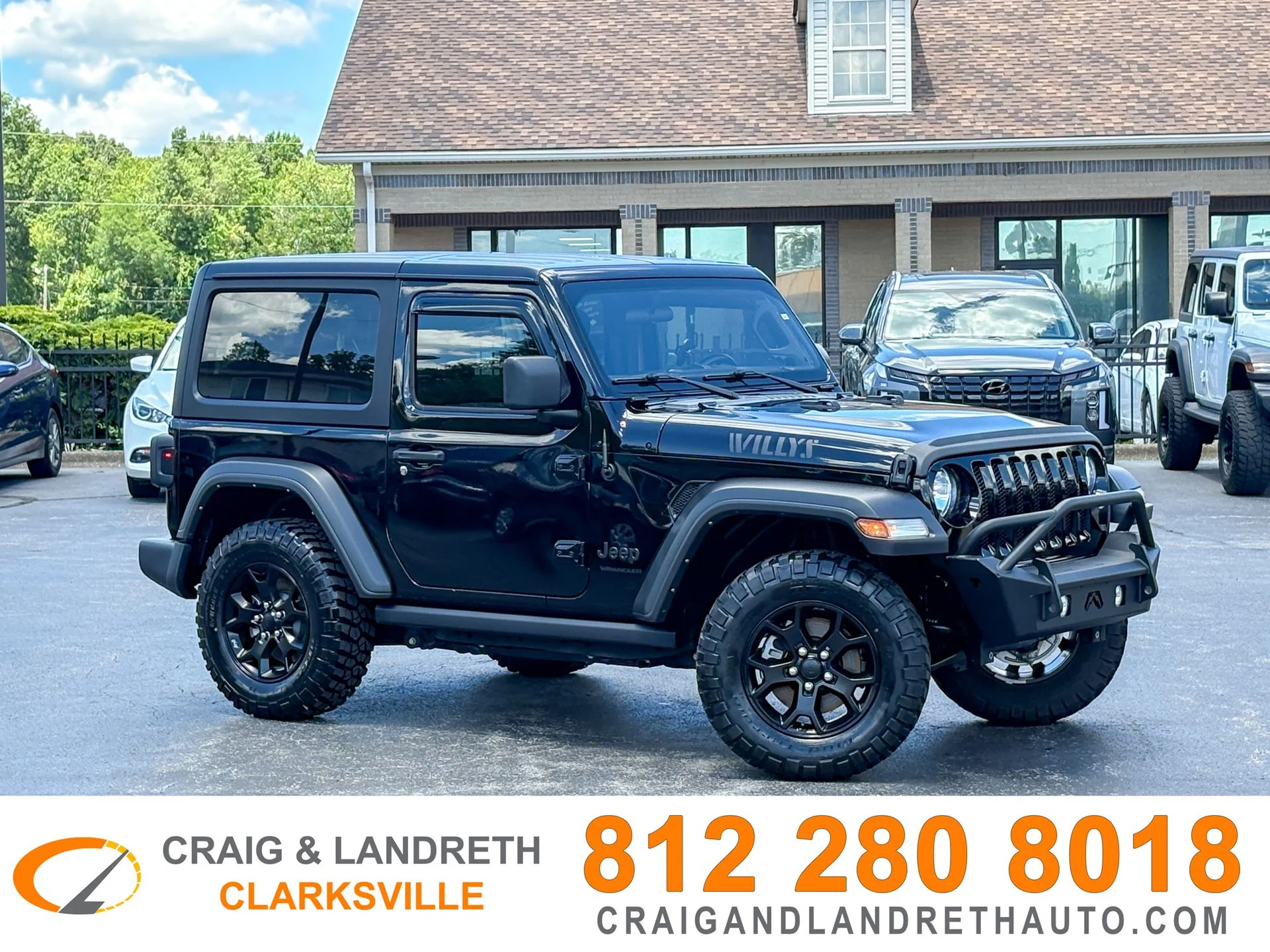 Used 2022 Black Jeep  image 1