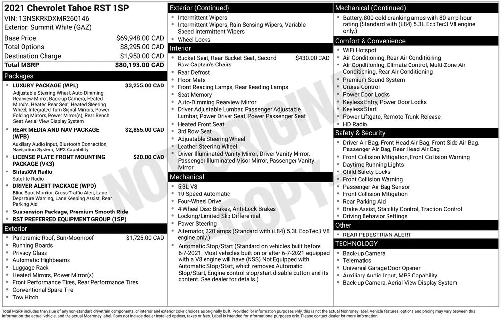 Used 2021 White Chevrolet RST image 2