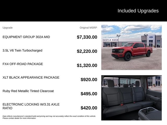 New 2026 Ruby Red Metallic Tinted Clearcoat Ford XLT image 5