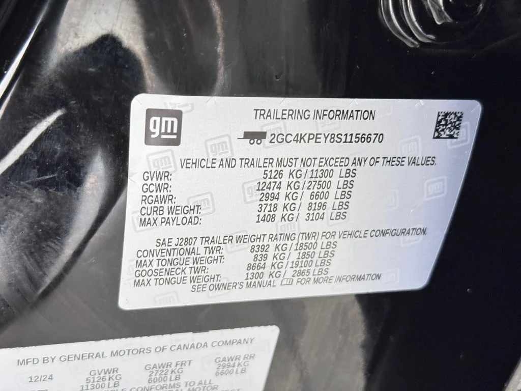 Certified Used 2025 Black Chevrolet LTZ image 8