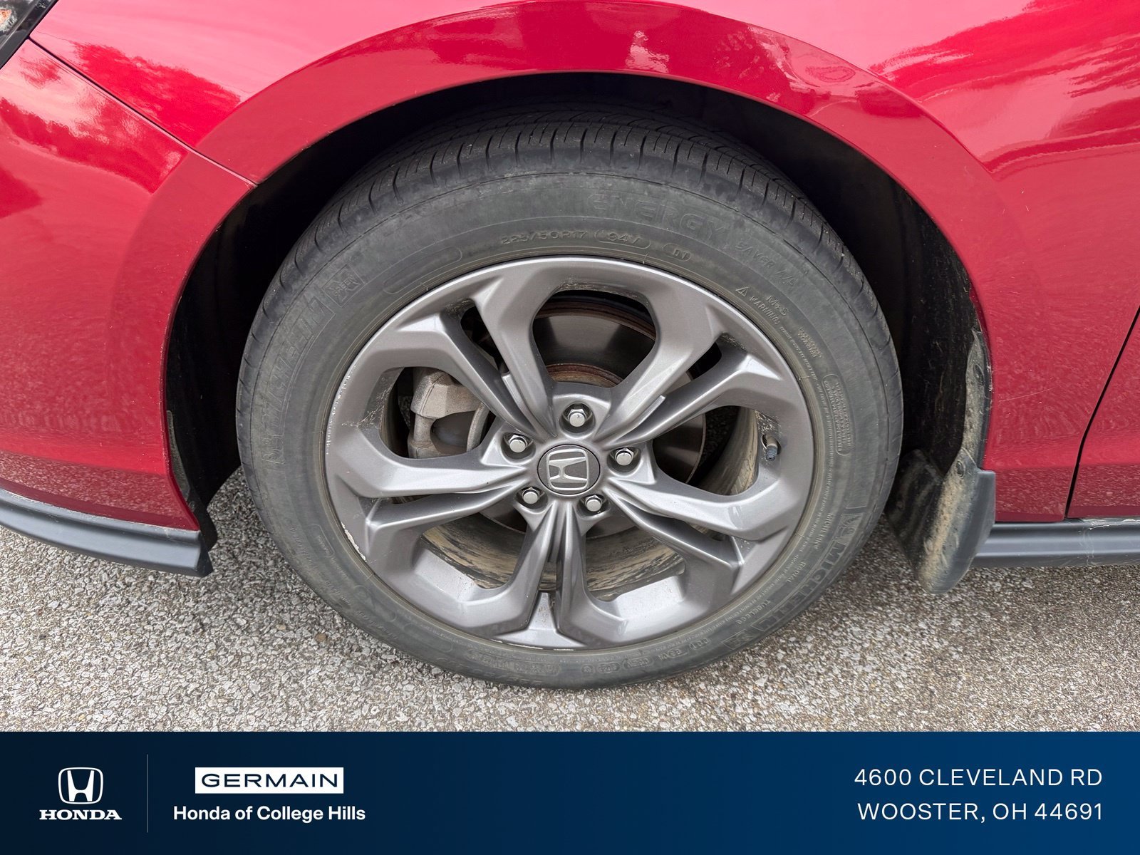 Used 2024 Radiant Red Metallic Honda EX image 12