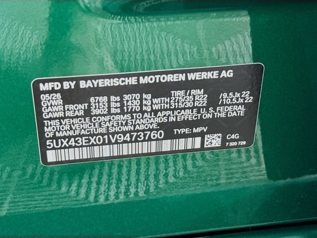 New 2027 Green Metallic BMW M60i image 33