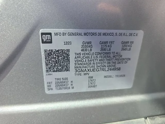 Used 2024 Sterling Gray Metallic Chevrolet LT image 34