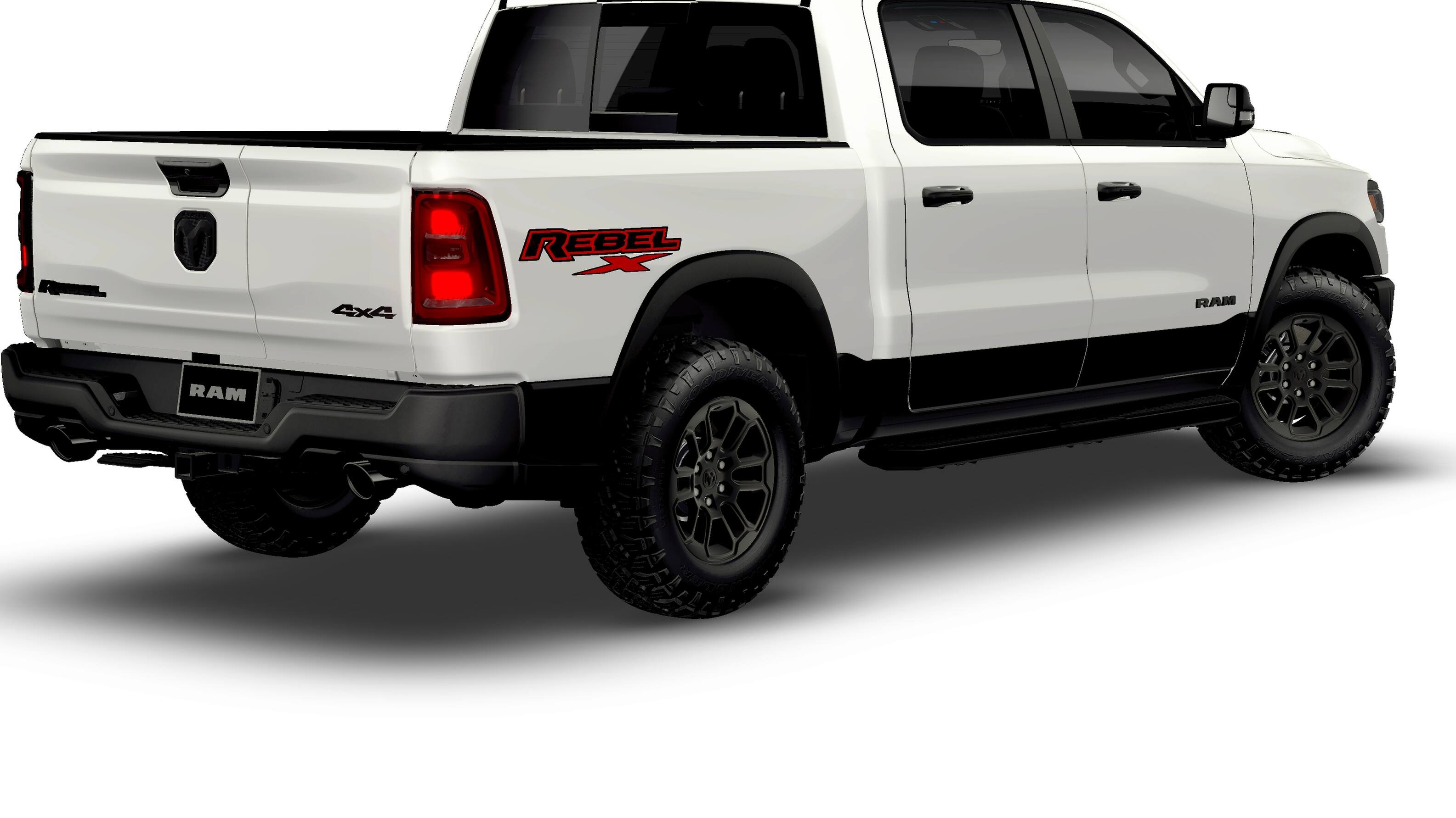 New 2026 Bright White Clear-Coat Exterior Paint Ram REBEL image 2