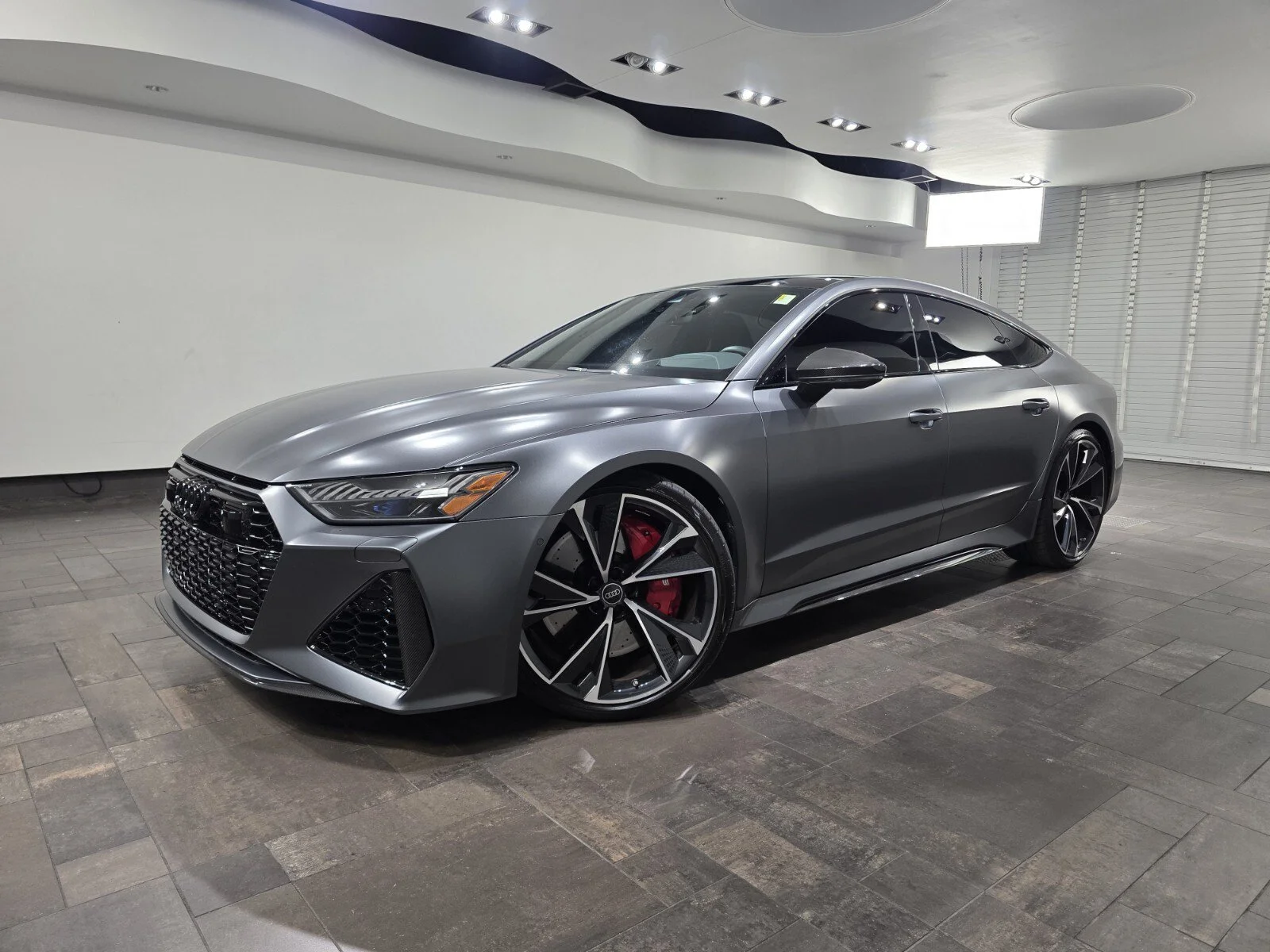 Used 2023 Exclusive Matte Gray Paint Audi 4.0T TFSI quattro image 1