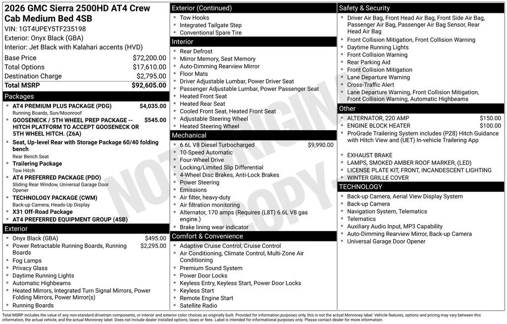 2026 GMC Sierra 2500HD AT4 - Photo 6