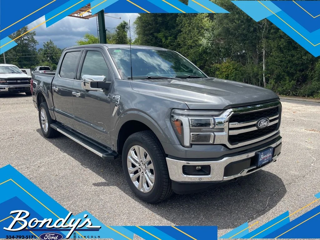 Used 2025 Gray Metallic Ford Lariat image 1