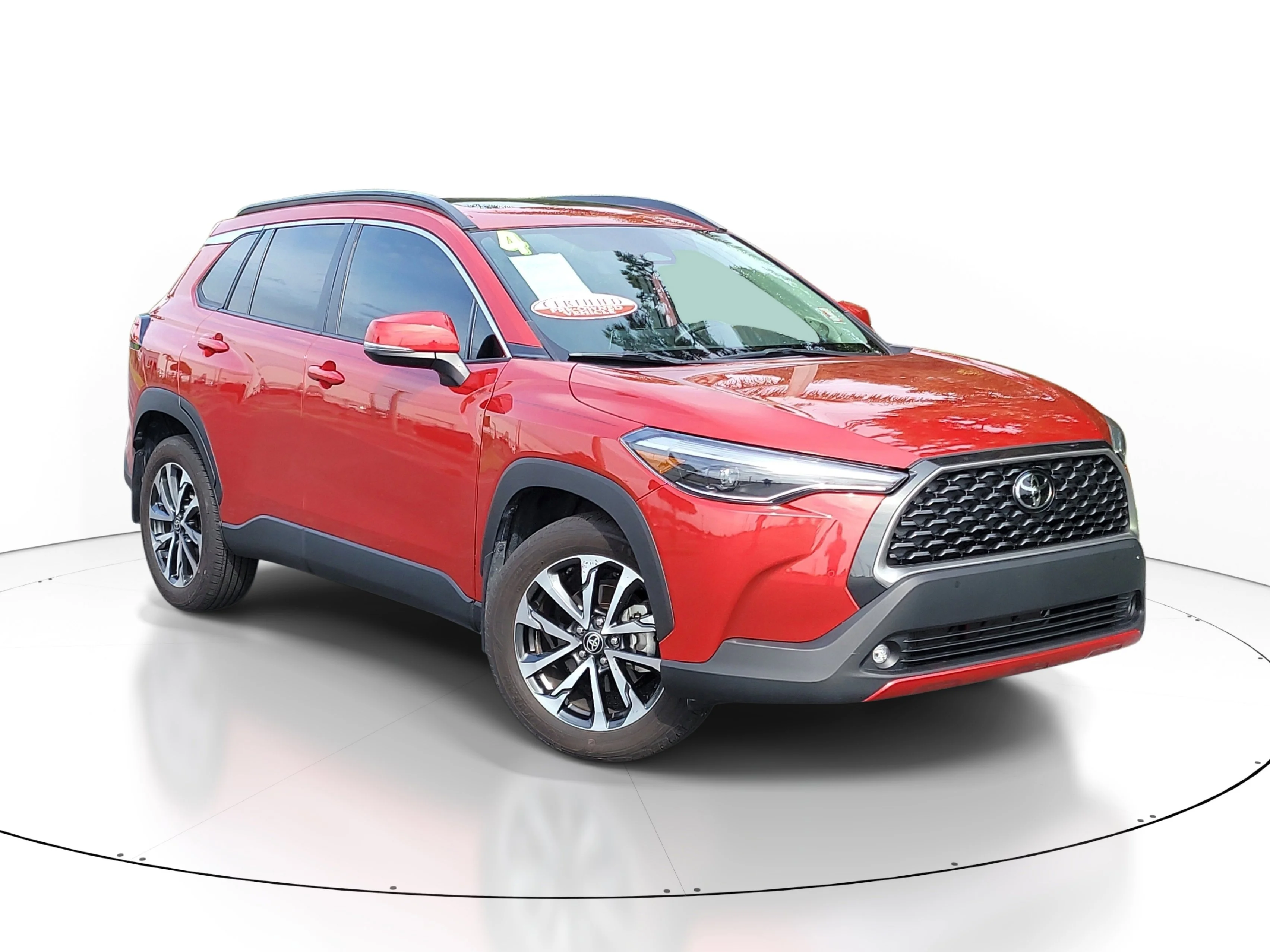 Certified Used 2024 Barcelona Red Metallic Toyota XLE image 1
