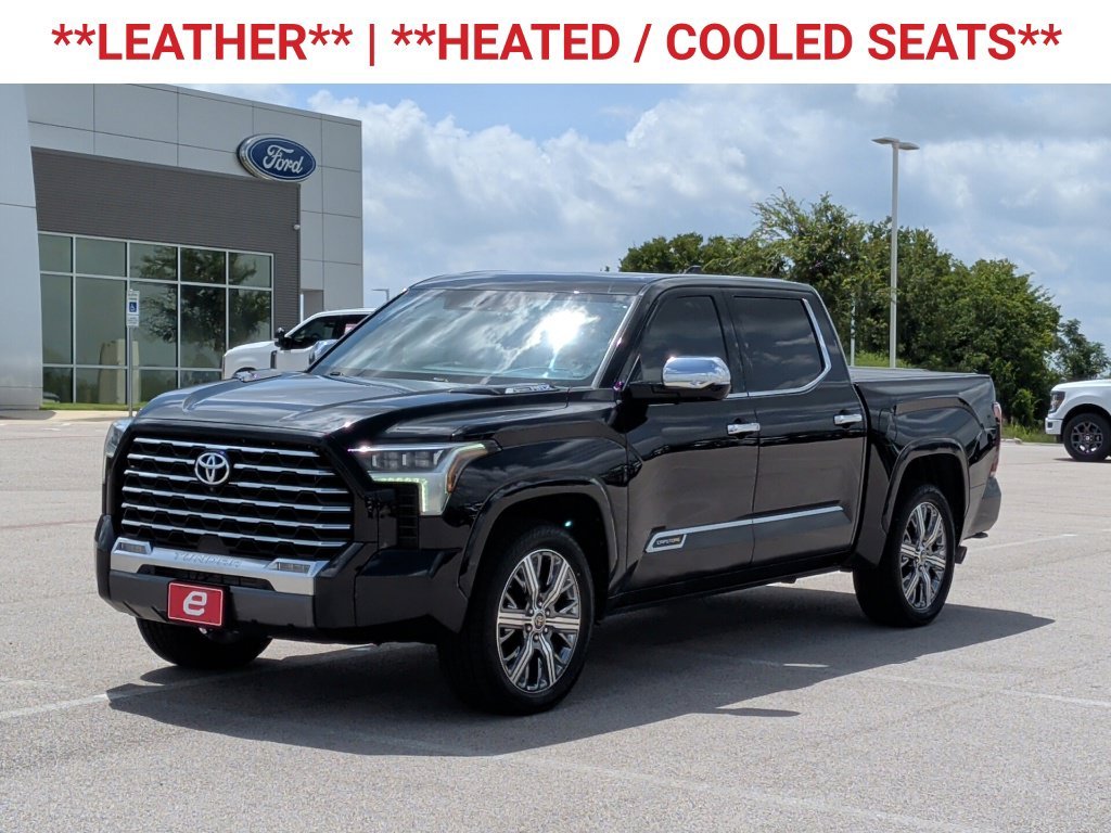 Used 2022 Midnight Black Metallic Toyota Capstone image 3
