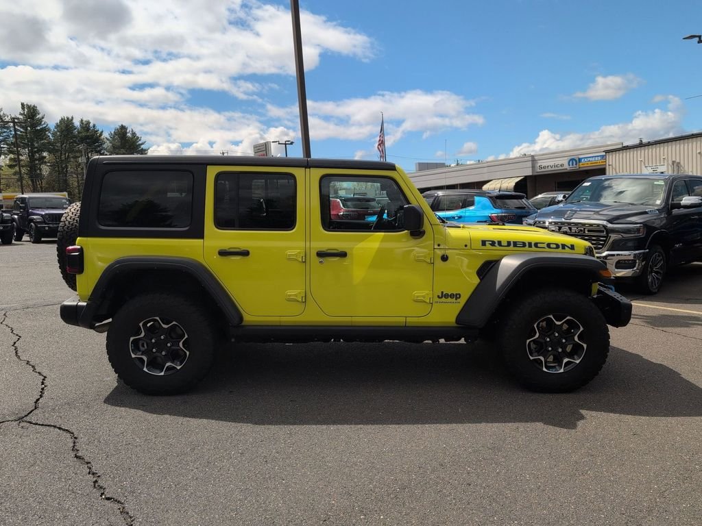 Certified 2023 Jeep Wrangler 4xe Rubicon 4XE with VIN 1C4JJXR61PW704202 for sale in Bristol, CT