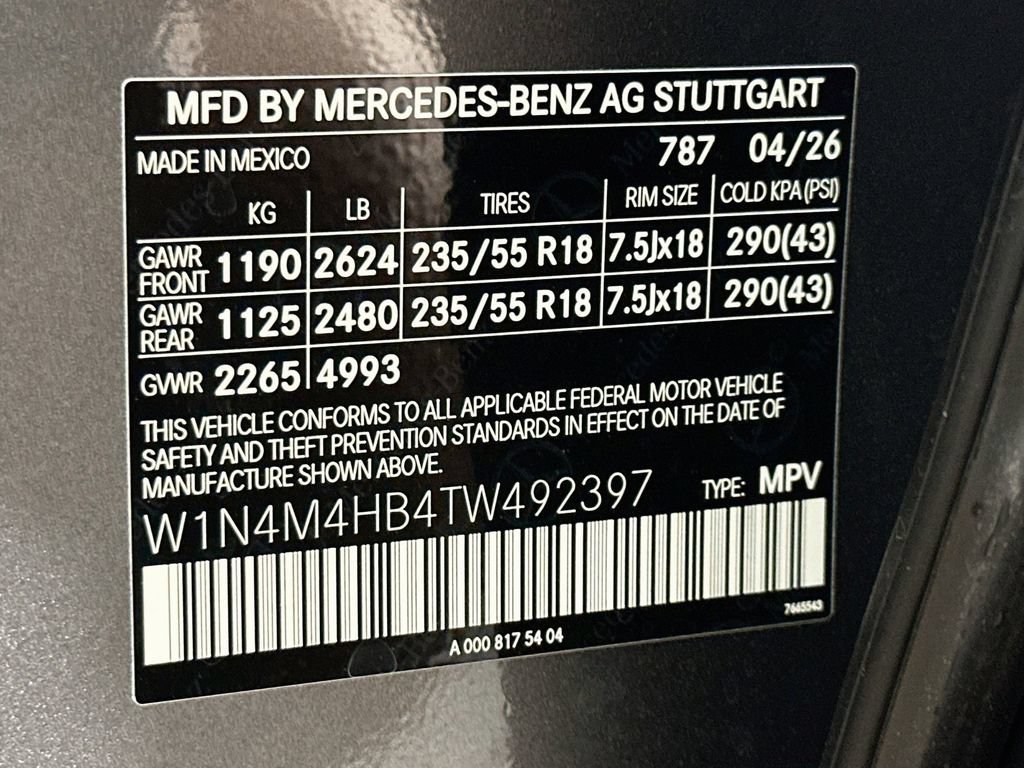 New 2026 Mountain Grey Metallic Mercedes-Benz GLB 250 image 62