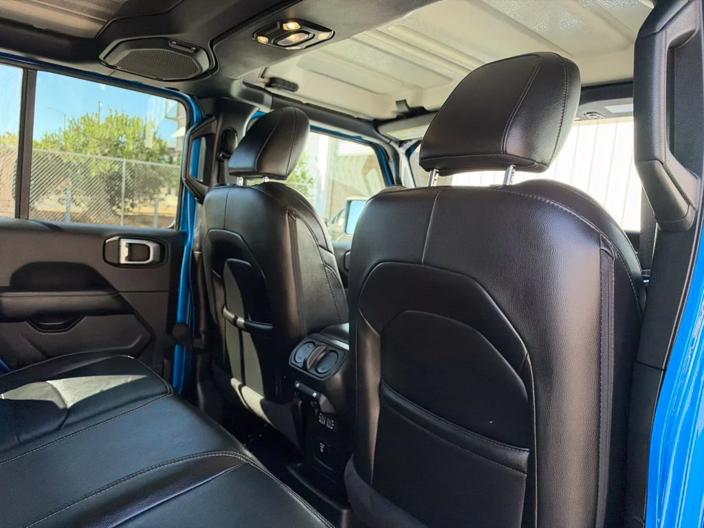 Used 2022 Blue Jeep Unlimited Sahara 4xe image 24