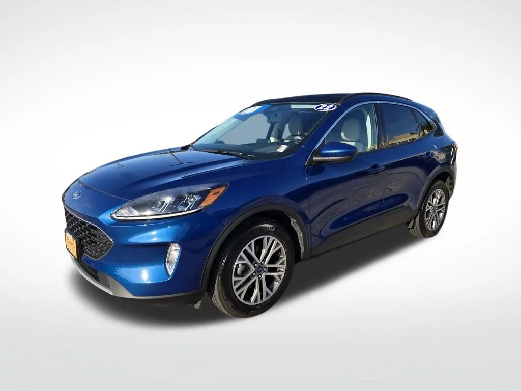 Used 2022 Blue Ford SEL image 9