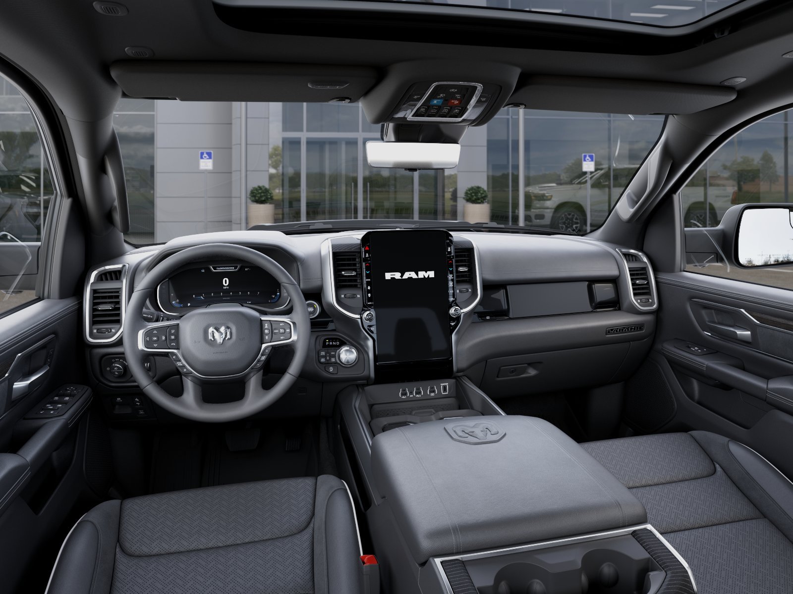 New 2026 Bright White Clear-Coat Exterior Paint RAM LARAMIE image 14