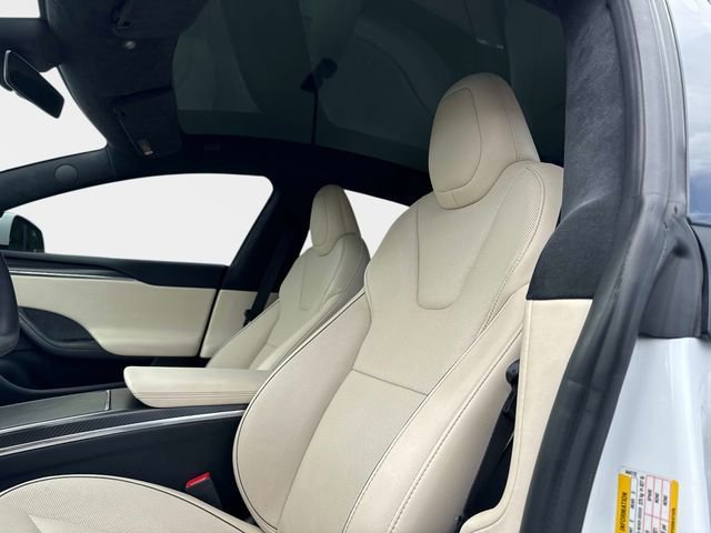Used 2021 White Tesla Plaid image 21